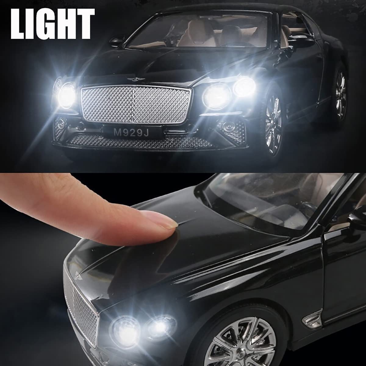 1:24 Scale Bentley Continental GT Coupe Die Cast Toy Car SJ ToyMart