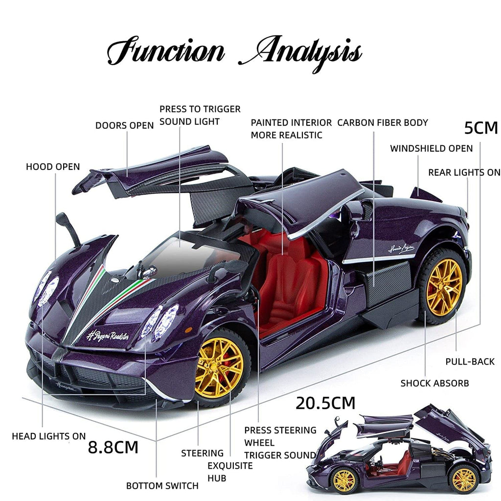 Pagani Huayra 1:24 Model Car Die Cast Toy Car SJ ToyMart