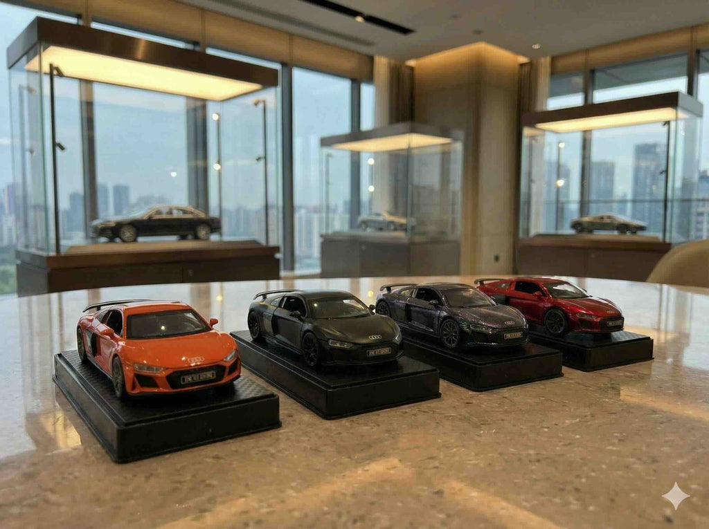 SJ ToyMart 1:32 AUDI R8 GT Alloy Sports Car Simulation Static Die Cast Vehicles Model Toys Model Car