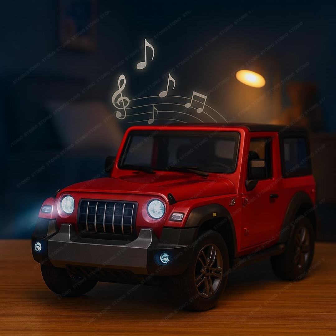 SJ ToyMart Toys Thar Car Toy 4x4 Manidra 1:32 Scale DieCast Metal Pull Back Car