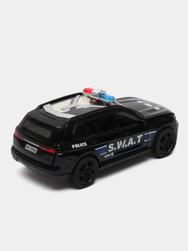 SJ ToyMart 1:32 Police Car BMW Die Cast Vehicles Model Toys
