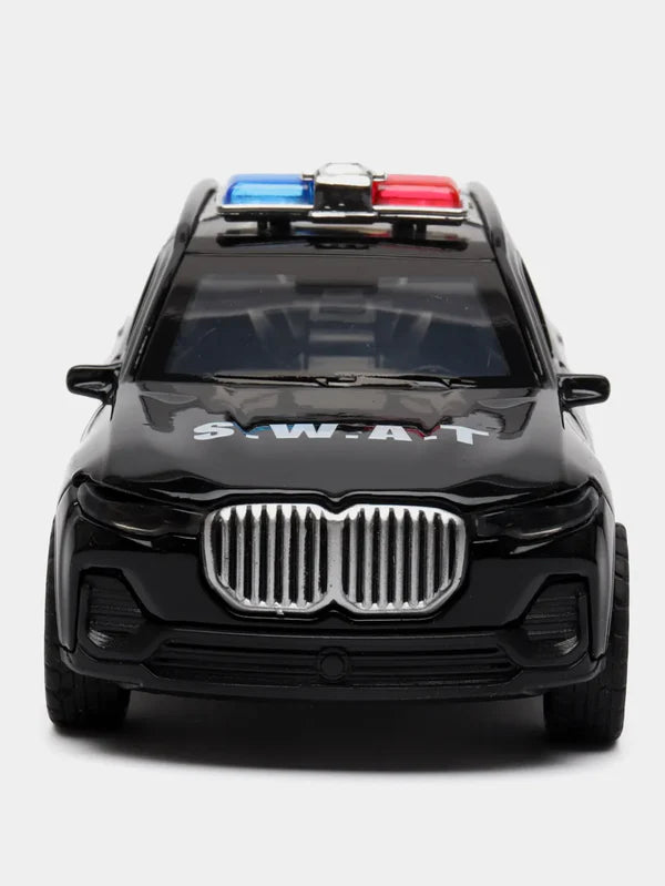 SJ ToyMart 1:32 Police Car BMW Die Cast Vehicles Model Toys