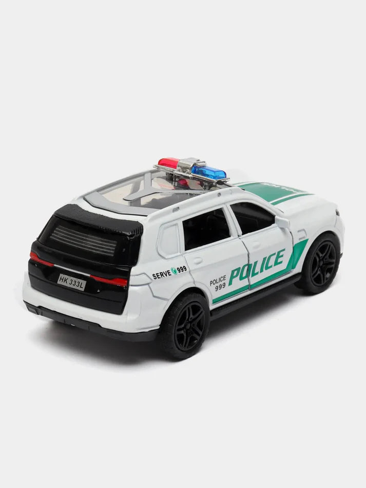 SJ ToyMart 1:32 Police Car BMW Die Cast Vehicles Model Toys