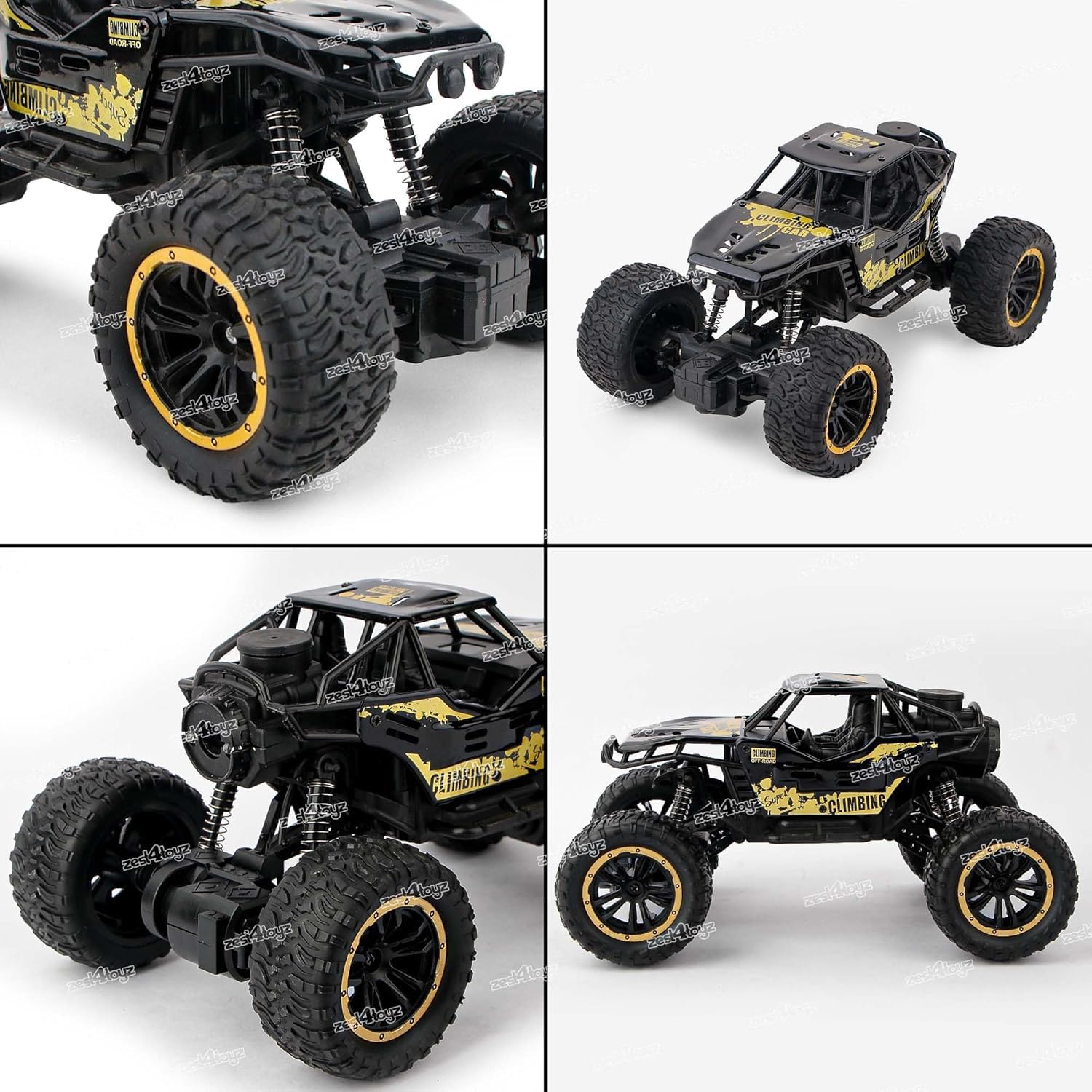 SJ ToyMart Remote Control Car with Mist Smoke Spray Function 2 WD Monster Truck Rock Crawler Climbing RC Toy Vehicle Car