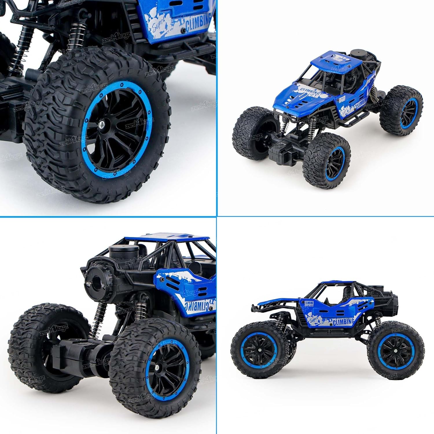 SJ ToyMart Remote Control Car with Mist Smoke Spray Function 2 WD Monster Truck Rock Crawler Climbing RC Toy Vehicle Car