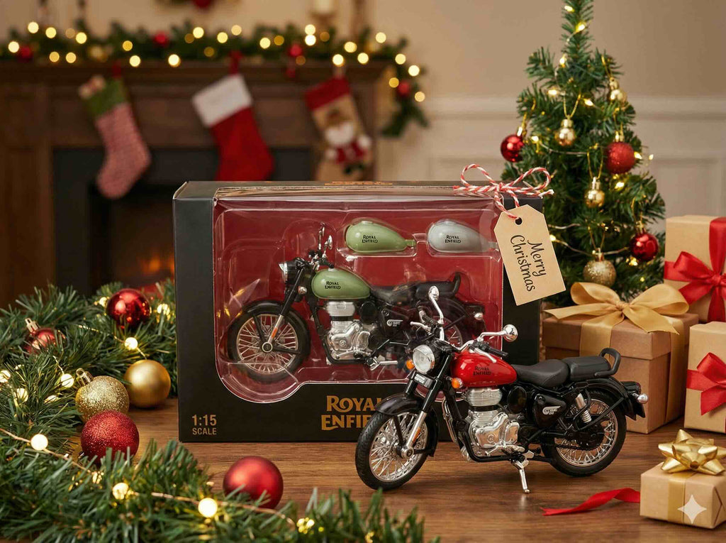 SJ ToyMart Toys Royal Enfield 1:15 Scale Diecast Motorcycle Model Toy