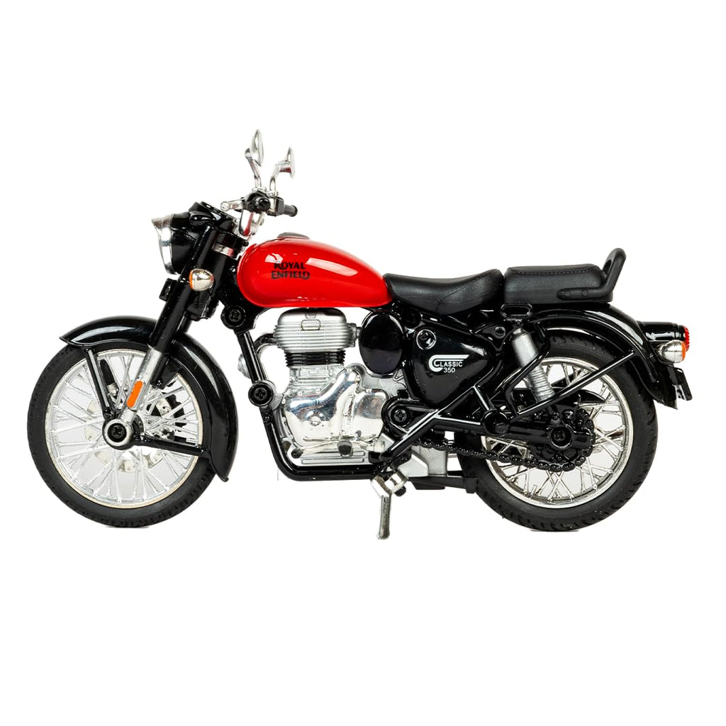 SJ ToyMart Toys Royal Enfield 1:15 Scale Diecast Motorcycle Model Toy