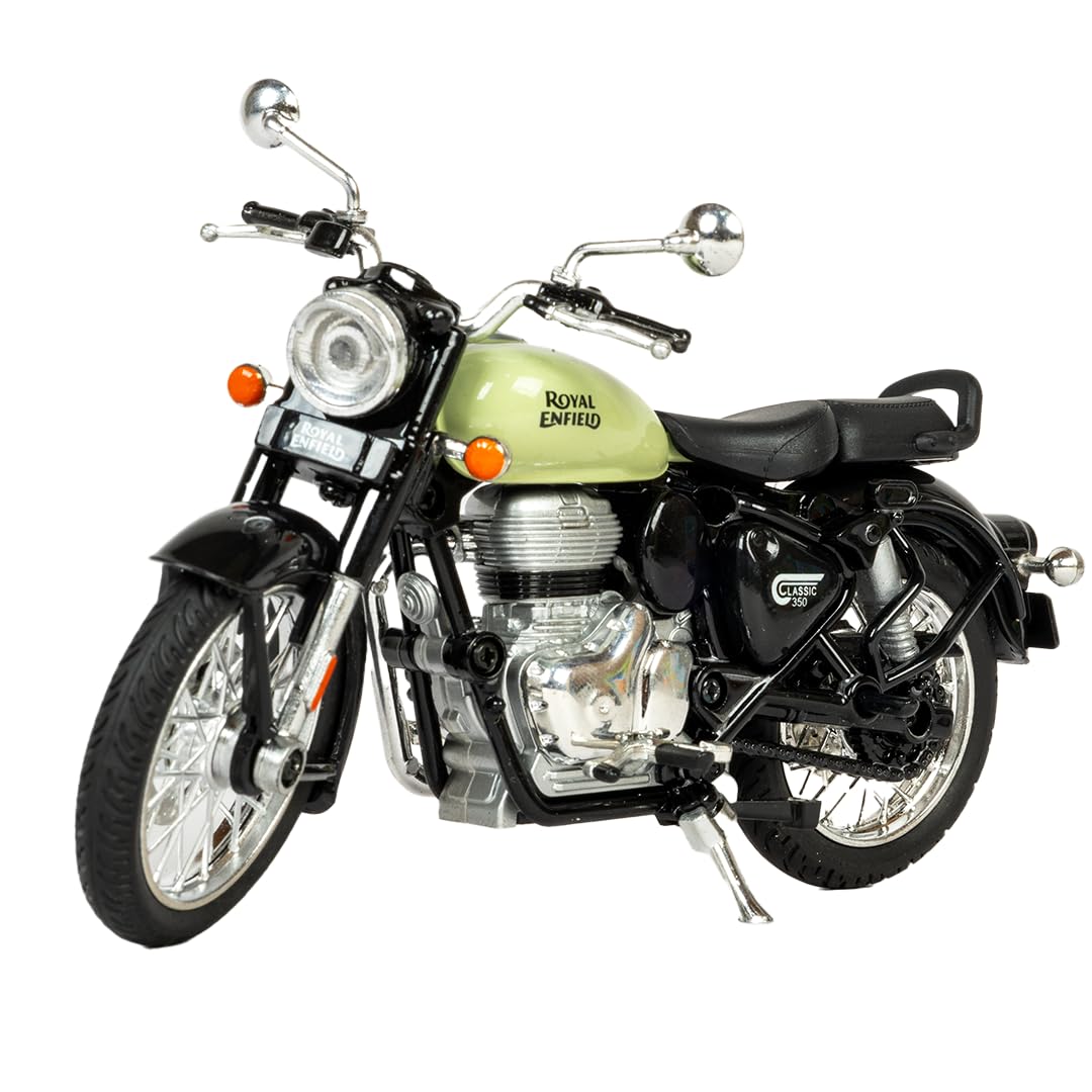 SJ ToyMart Toys Royal Enfield 1:15 Scale Diecast Motorcycle Model Toy