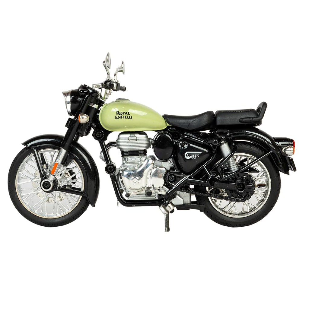 SJ ToyMart Toys Royal Enfield 1:15 Scale Diecast Motorcycle Model Toy