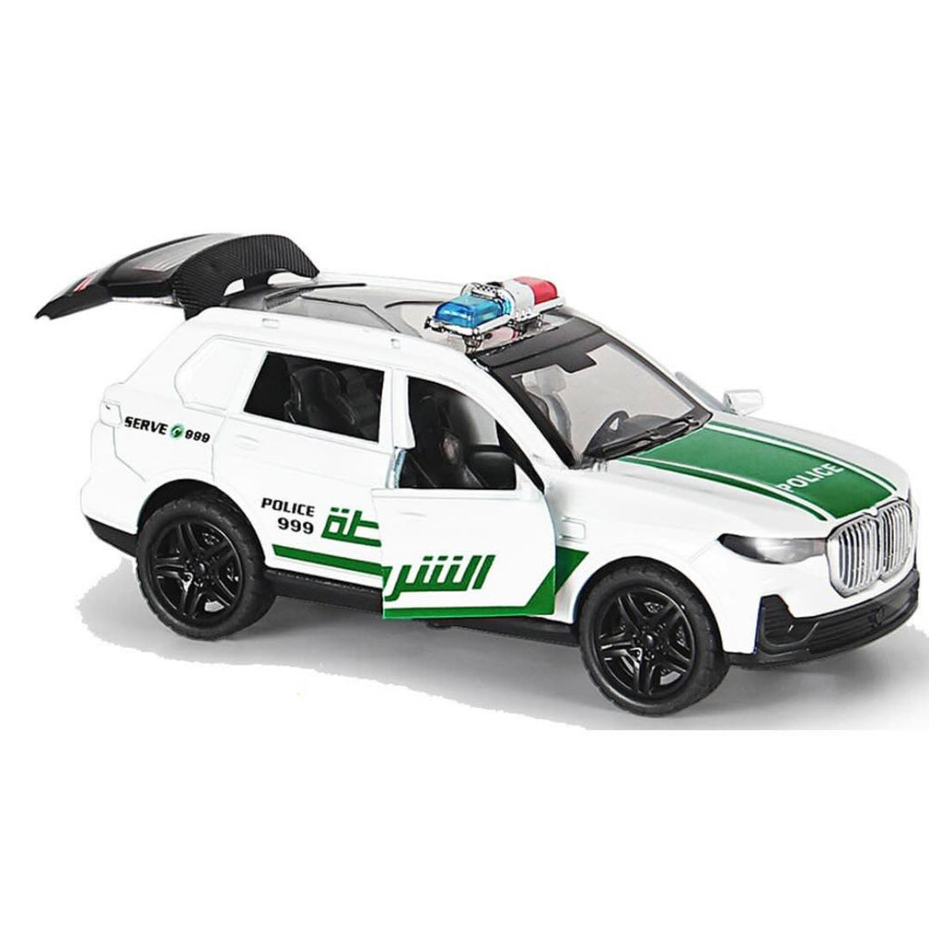 SJ ToyMart 1:32 Police Car BMW Die Cast Vehicles Model Toys